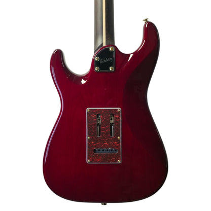 Electric Guitar Soloking MS-11 Classic SSS ASH in Crimson Red with One Piece Rosewood Neck