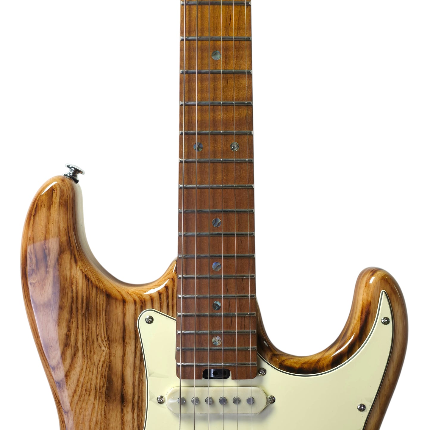 Electric Guitar Soloking MS1 CLASSIC ASH FMN in BURNER GLOSS