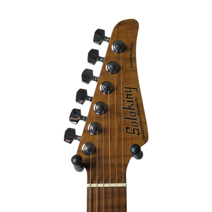Electric Guitar Soloking MS1 CLASSIC ASH FMN in BURNER GLOSS