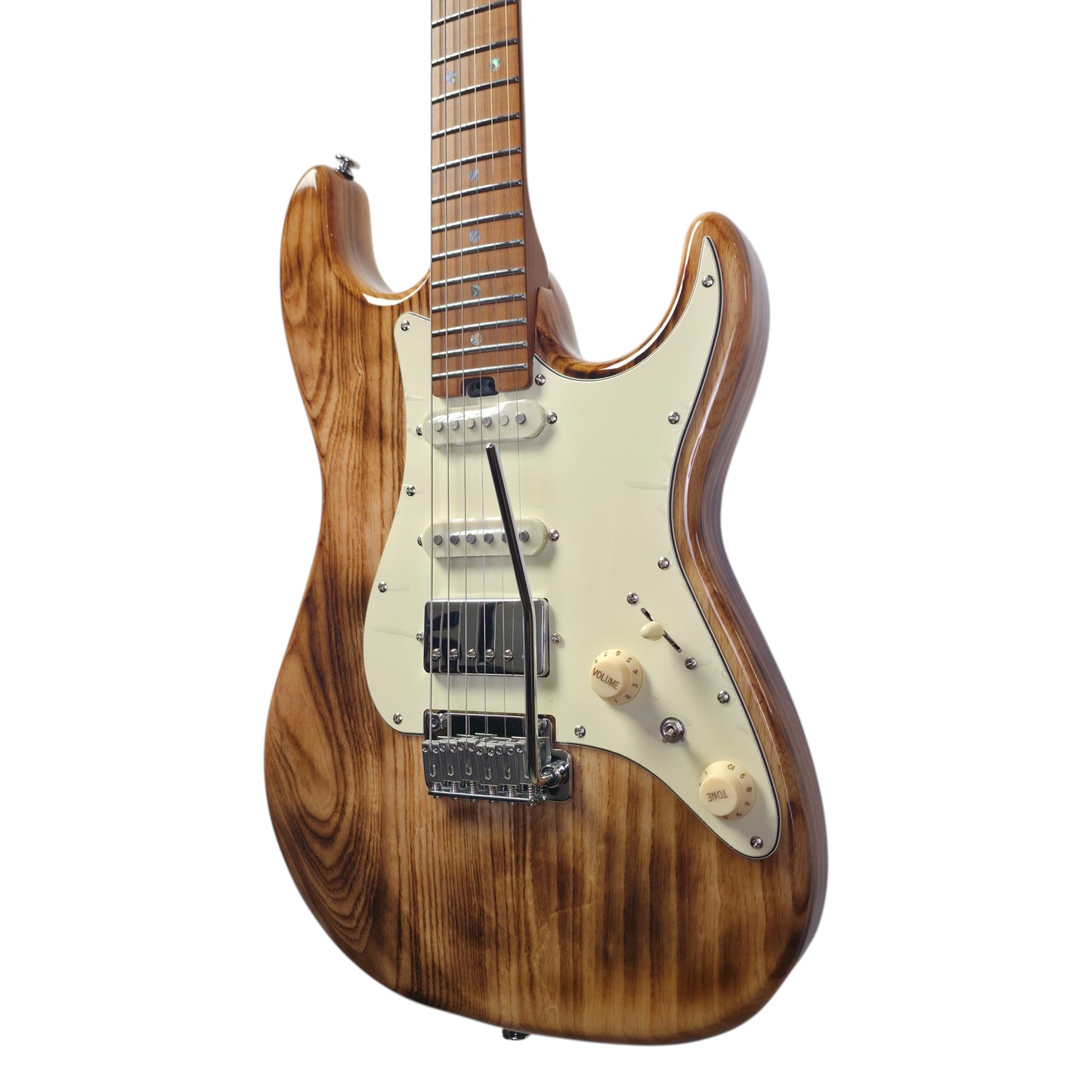 Electric Guitar Soloking MS1 CLASSIC ASH FMN in BURNER GLOSS