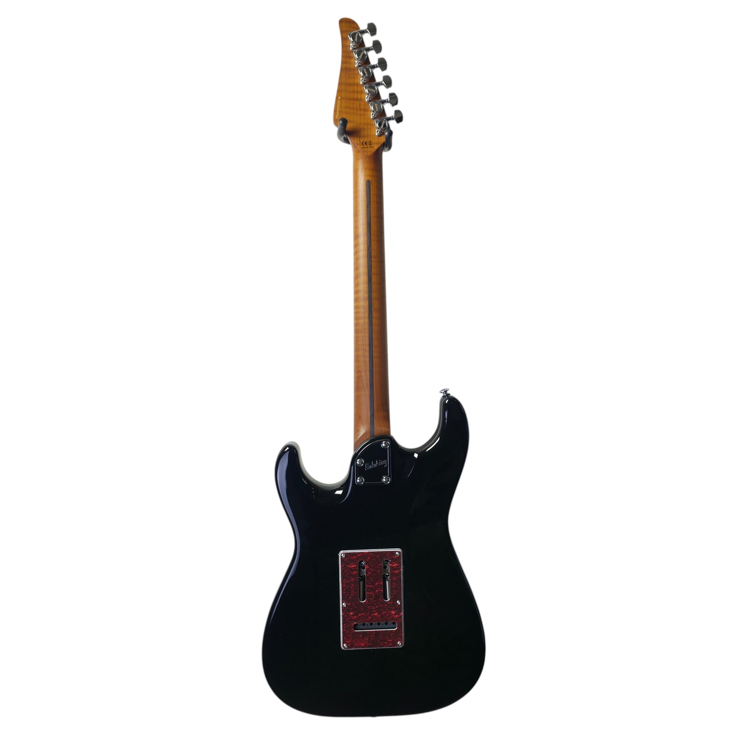 Electric Guitar Soloking Soloking MS-11 Classic with Roasted Flame Maple Neck in Black Nafiri Special Run
