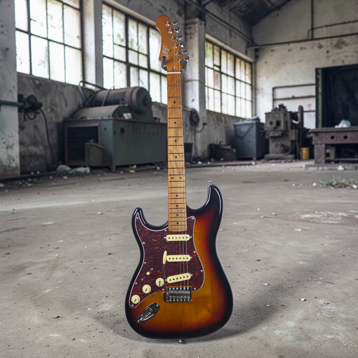 Electric Guitar Jet Guitars JS300 SB LH Sunburst Left Handed Free Setup