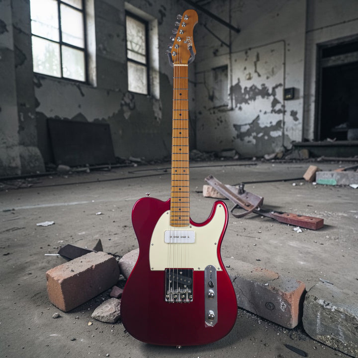 Electric Guitar Jet Guitars JT-300 CAR P90 Free Setup