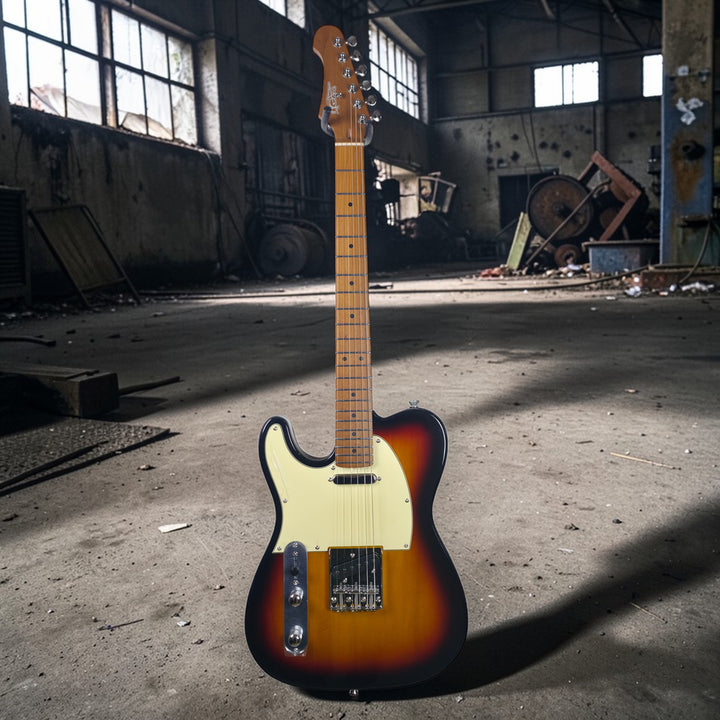 Electric Guitar Jet Guitars JT300 SB LH Sunburst Left Handed Free Setup