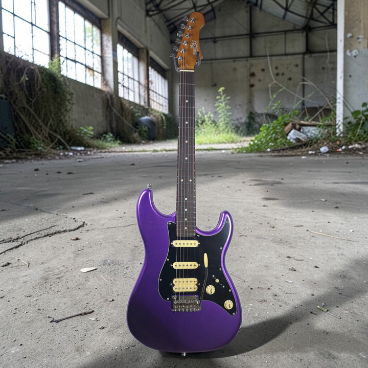 Electric Guitar Jet Guitars JS-400 PLM R HSS Free Setup