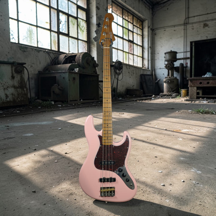 Electric Bass Jet Guitars JJB-300 PK Free Setup
