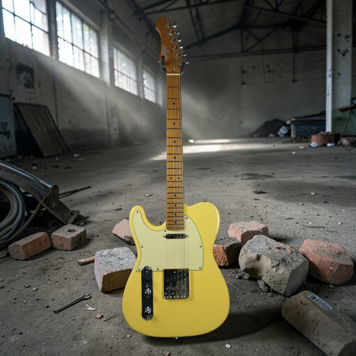 Electric Guitar Jet Guitars JT300 BTS LH Butterscotch Left Handed Free Setup