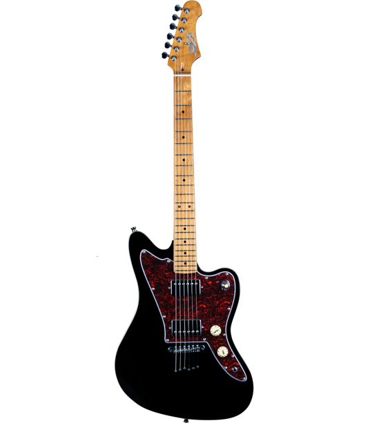 Electric Guitar Jet Guitars JJ350 BK Black Free Setup