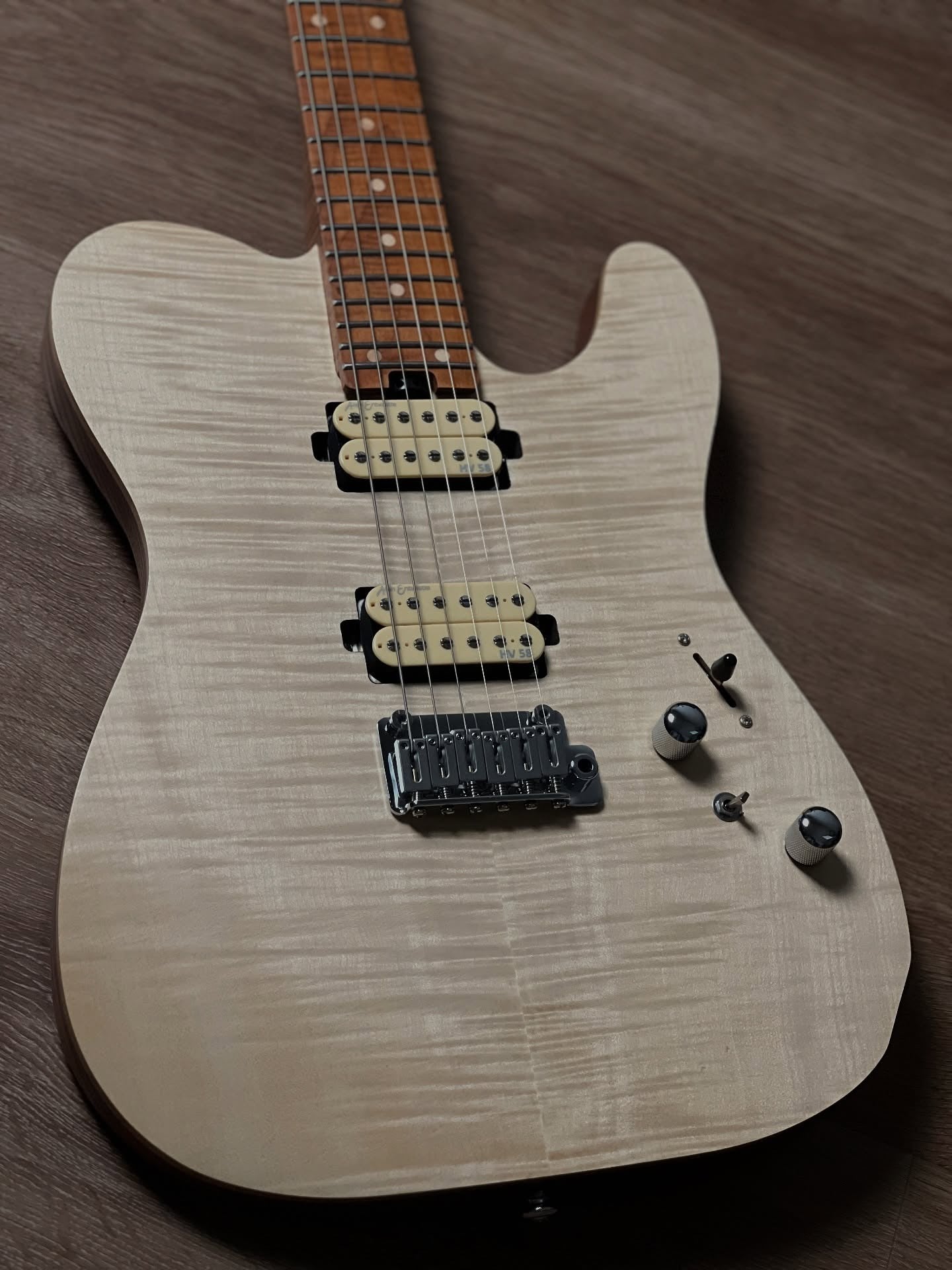 Electric Guitar Soloking MT-1 FM 24 ARTISAN FMN HH NATURAL SATIN