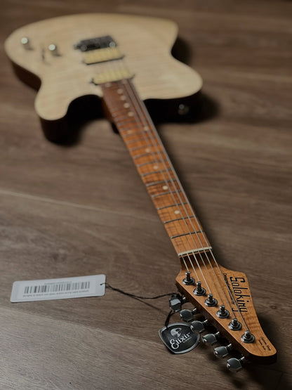 Electric Guitar Soloking MT-1 FM 24 ARTISAN FMN HH NATURAL SATIN