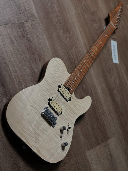 Electric Guitar Soloking MT-1 FM 24 ARTISAN FMN HH NATURAL SATIN