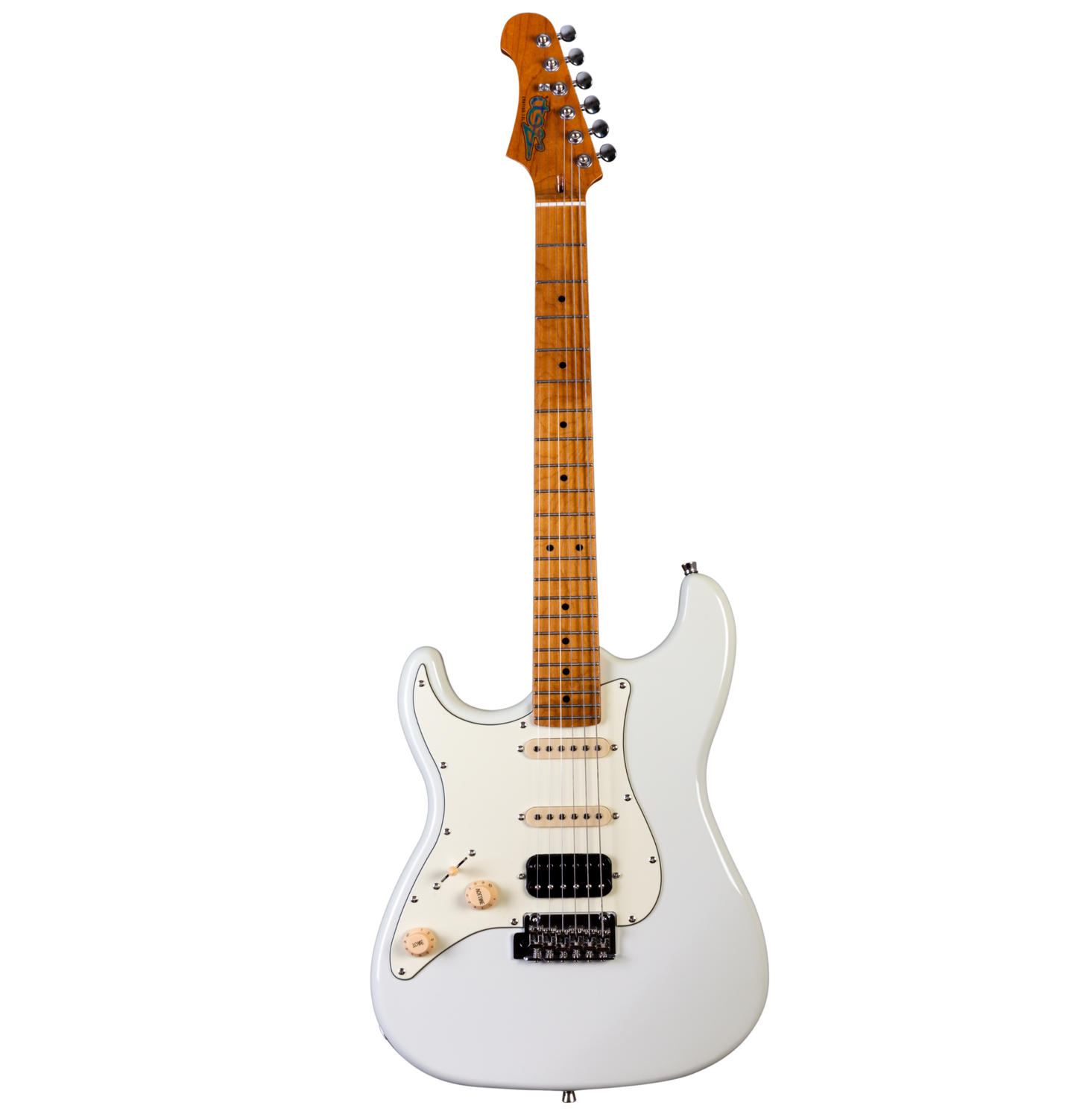 Electric Guitar Jet Guitars JS400 WH LH White Left Handed Free Setup