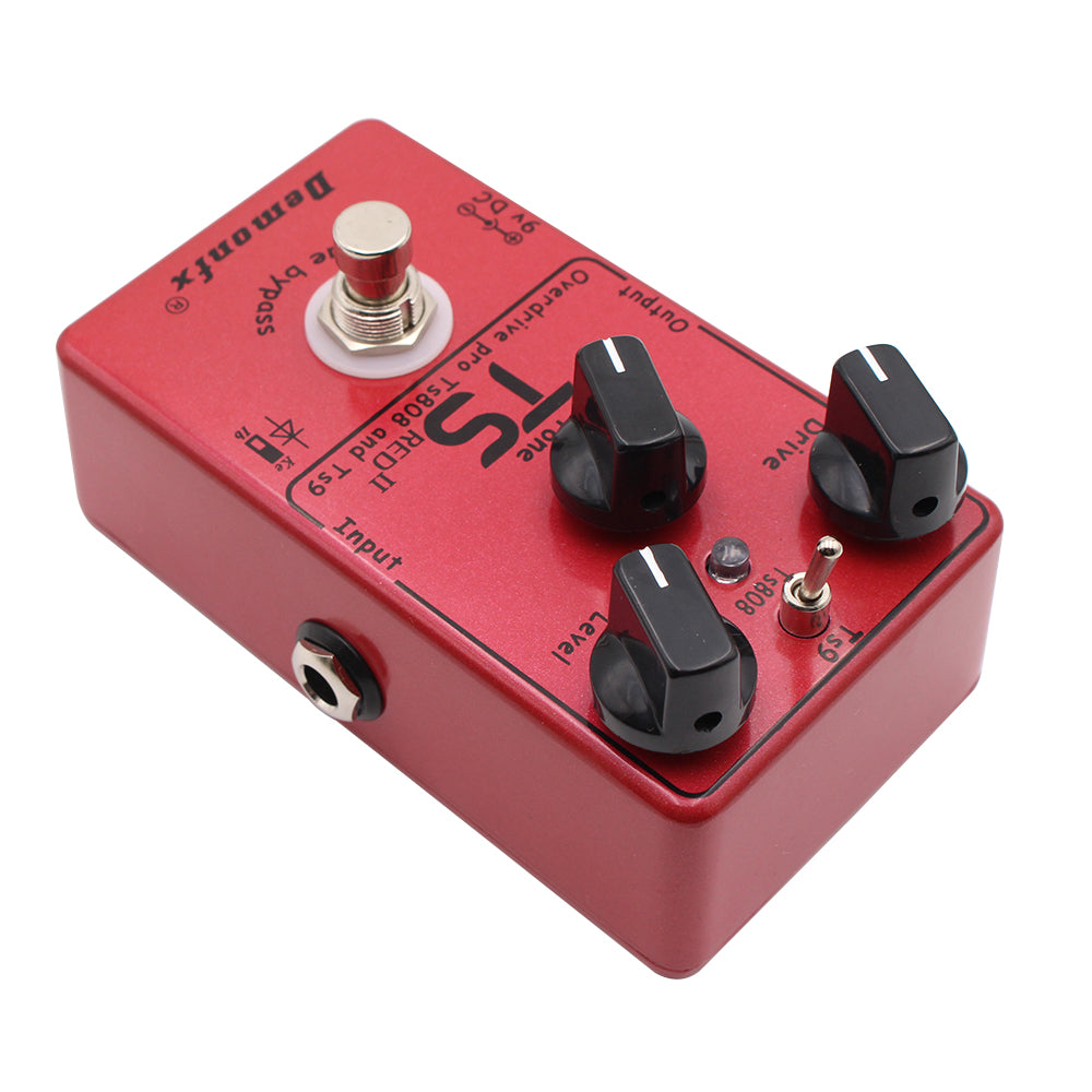 DemonFx Ts Red II Overdive Electric Guitar Pedal