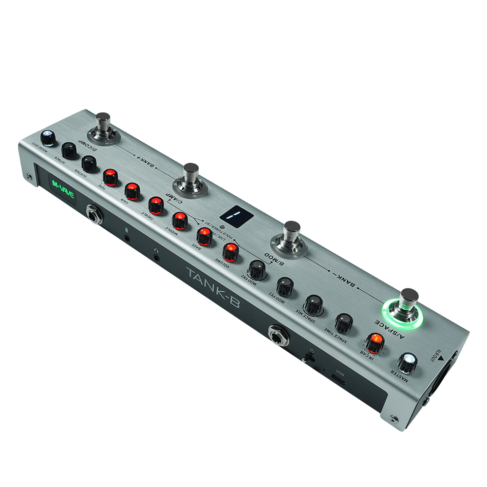 M-VAVE TANK-B ベース用マルチエフェクター M-Vave Tank-B Bass Multi Effects Processor Rechargeable