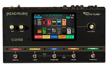 Headrush CORE Amp Modeling Guitar Effect Processor Touch Display