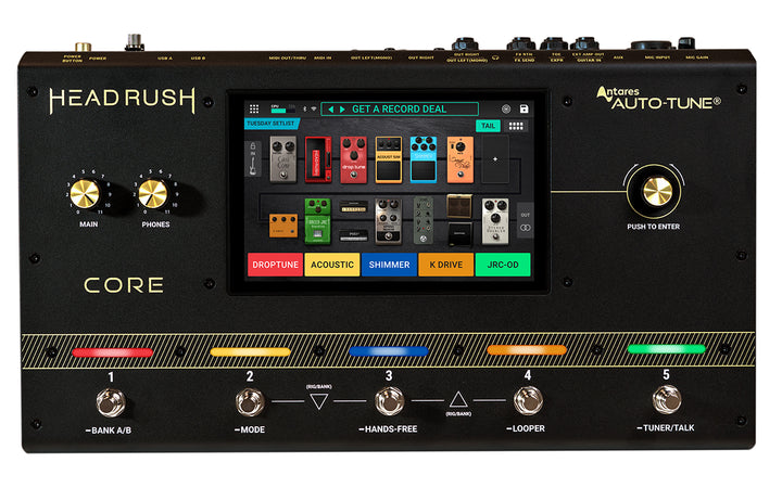 Headrush CORE Amp Modeling Guitar Effect Processor Touch Display