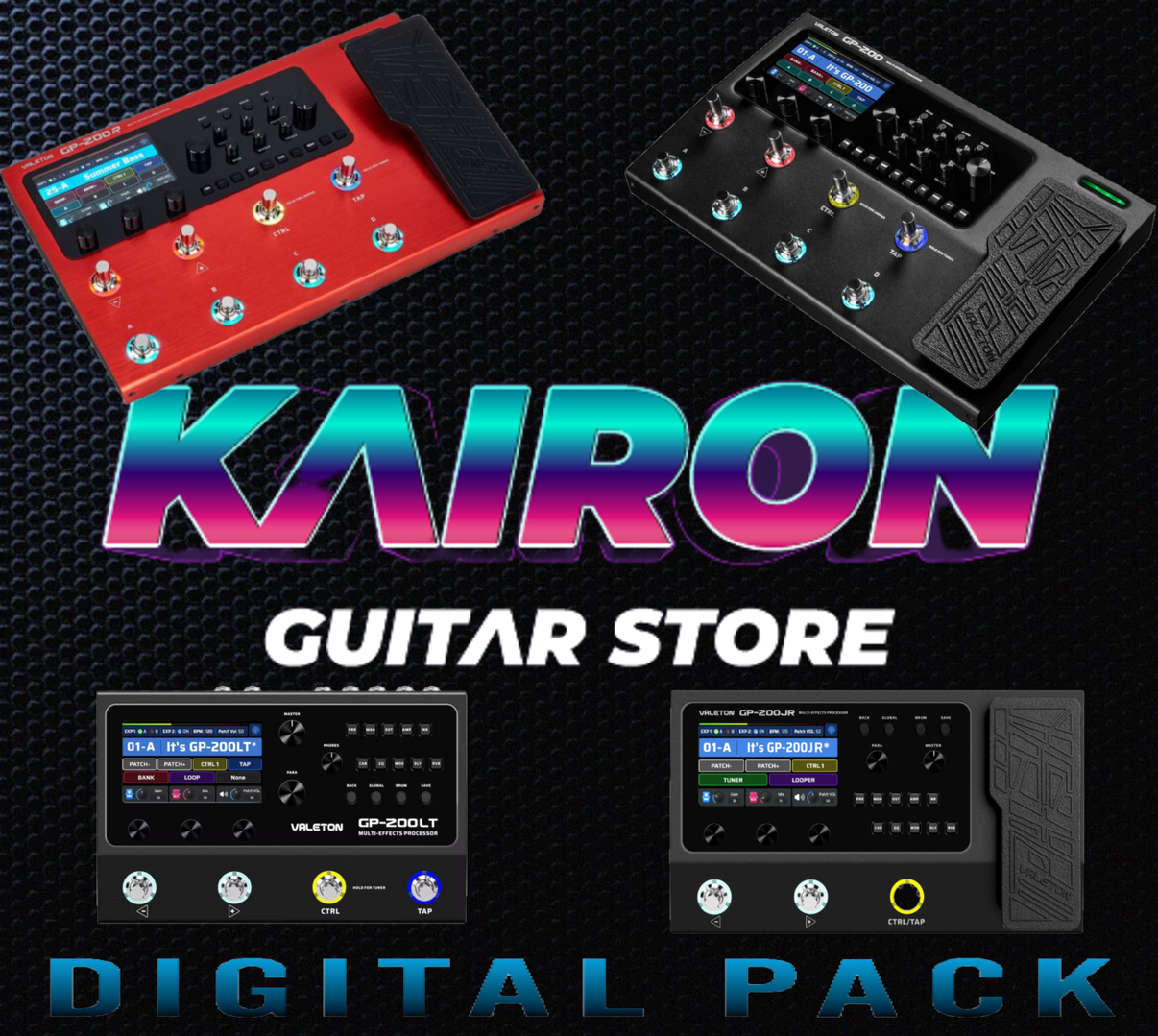Valeton GP200 Digital Patches Pack Kairon Guitar Store