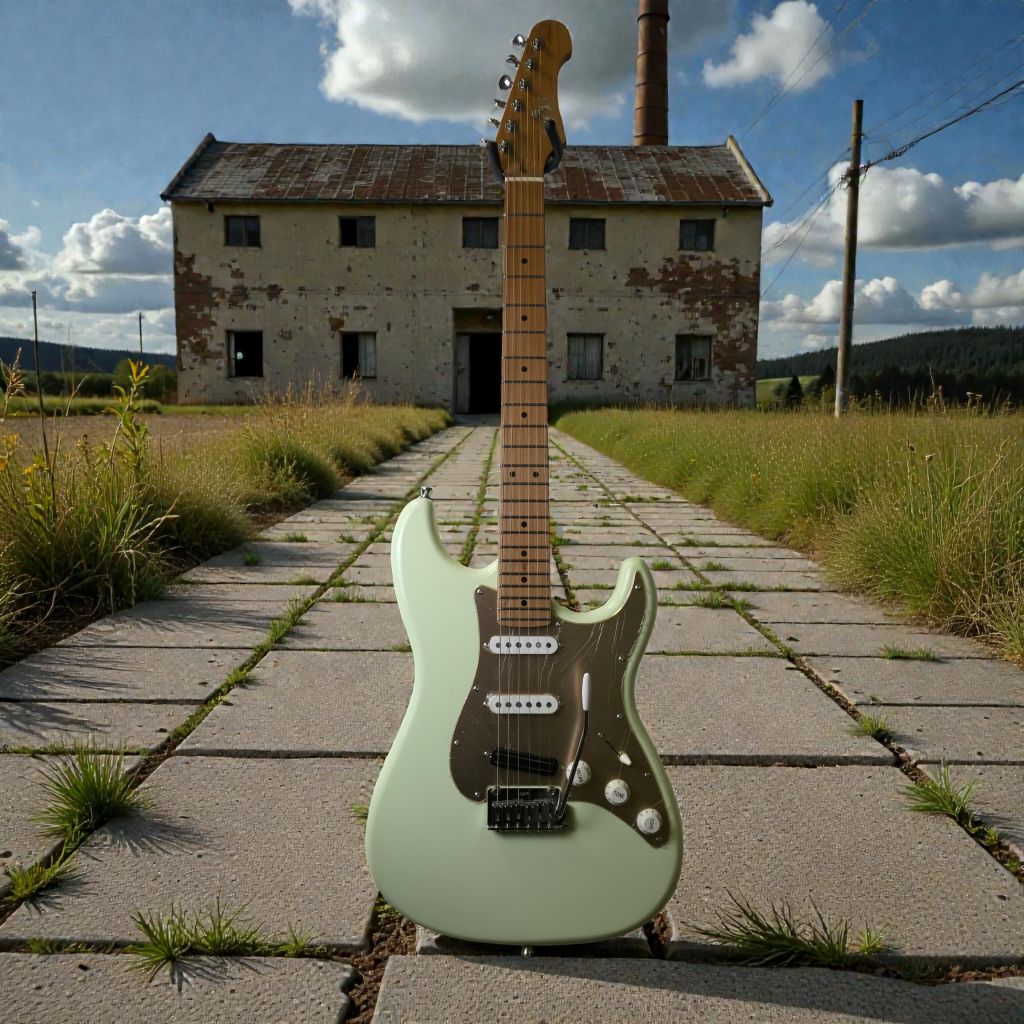 Electric Guitar Jet Guitars JS400 OW KR HSS Kairon Limited Edition