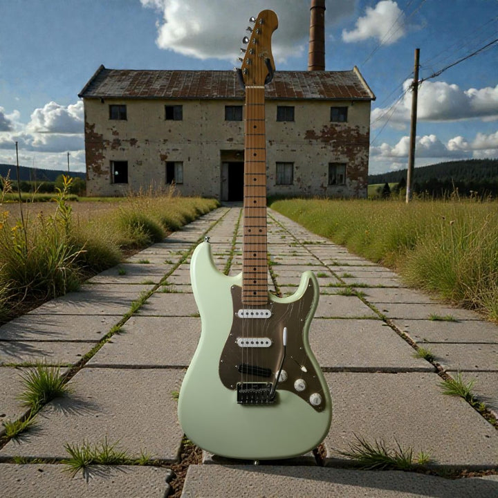 Electric Guitar Jet Guitars JS400 OW KR HSS Kairon Limited Edition Free Setup