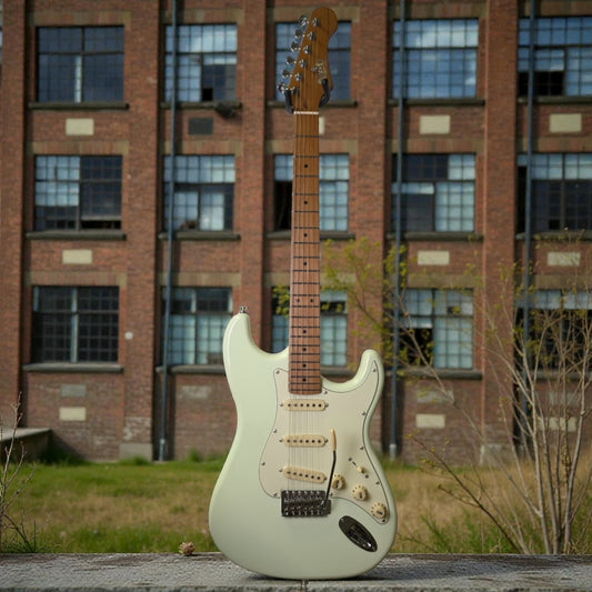 Electric Guitar Jet Guitars JS300 OW White Free Setup