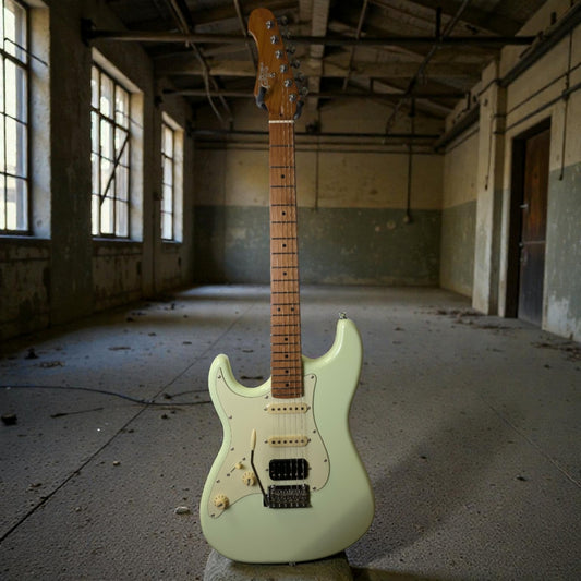 Electric Guitar Jet Guitars JS400 OW LH White Left Handed Free Setup