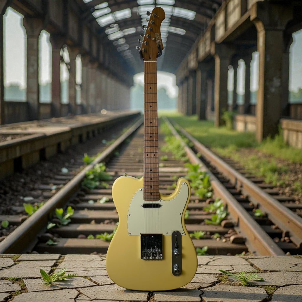 Electric Guitar Jet Guitars JT300 BTS Butterscotch Free Setup