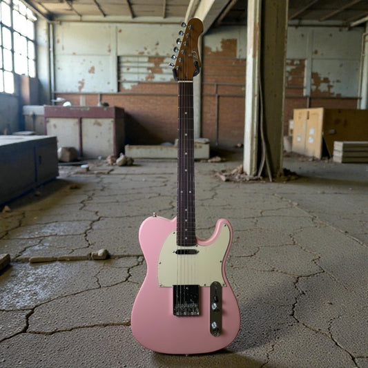 Electric Guitar Jet Guitars JT300 PKR Shell Pink Free Setup