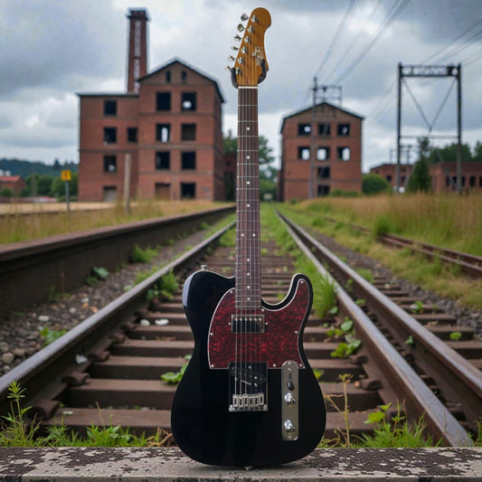 Electric Guitar Jet Guitars JT350 BKR Black Free Setup