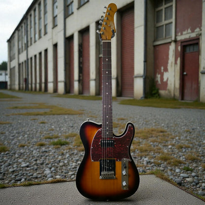 Electric Guitar Jet Guitars JT350 SBR Sunburst Free Setup