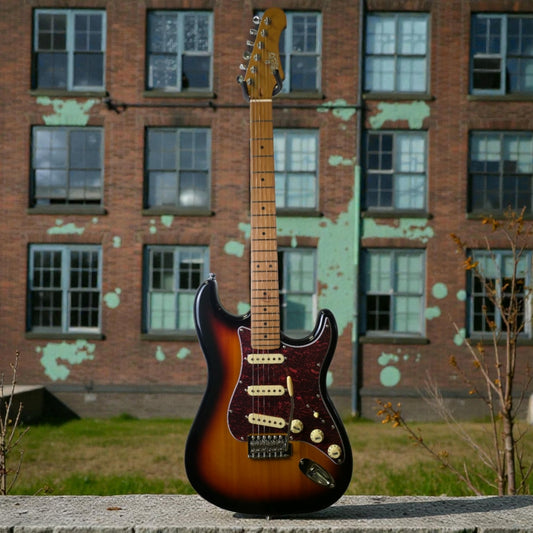 Electric Guitar Jet Guitars JS300 SB Sunburst Free Setup