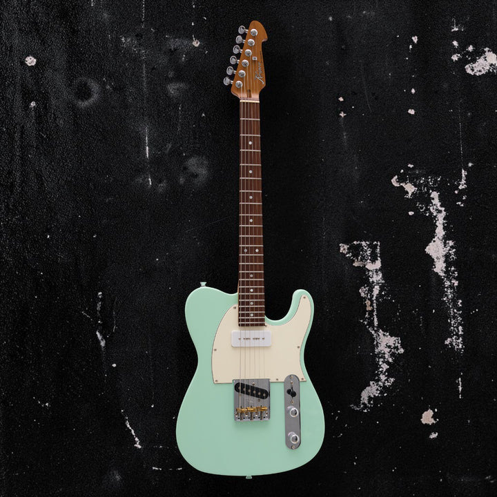 Electric Guitar Keipro KT-Standard P90 R-SGN Include Gig Bag