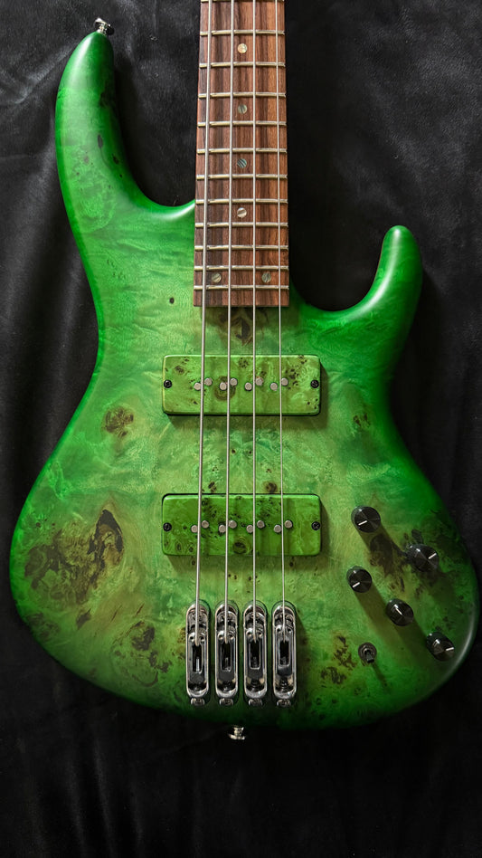 Electric Bass Soloking SWB450 4 Strings Green Standard Setup