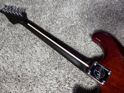 Electric Guitar Soloking S357 HSS Thinline Violin Burst Strat Standard Setup