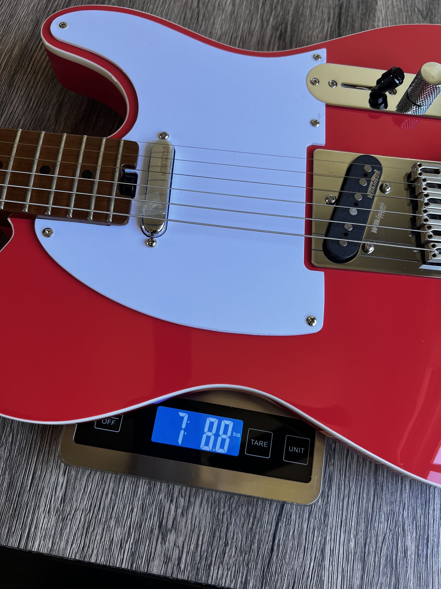 Electric Guitar Soloking S252 FRD Fiesta Red Sonic Tele Standard Setup