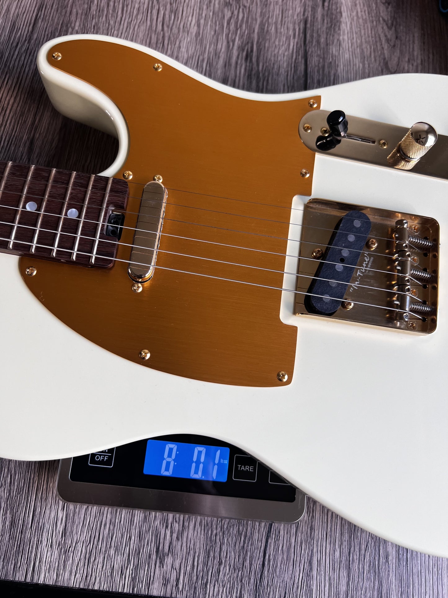 Electric Guitar Soloking MT-1G Elite Vintage White Tele Standard Setup