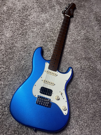 Electric Guitar Jet Guitars JS400 LPB Placid Blue Free Setup