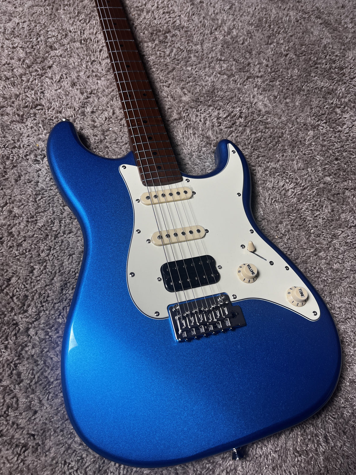 Electric Guitar Jet Guitars JS400 LPB Placid Blue Free Setup – Kairon ...