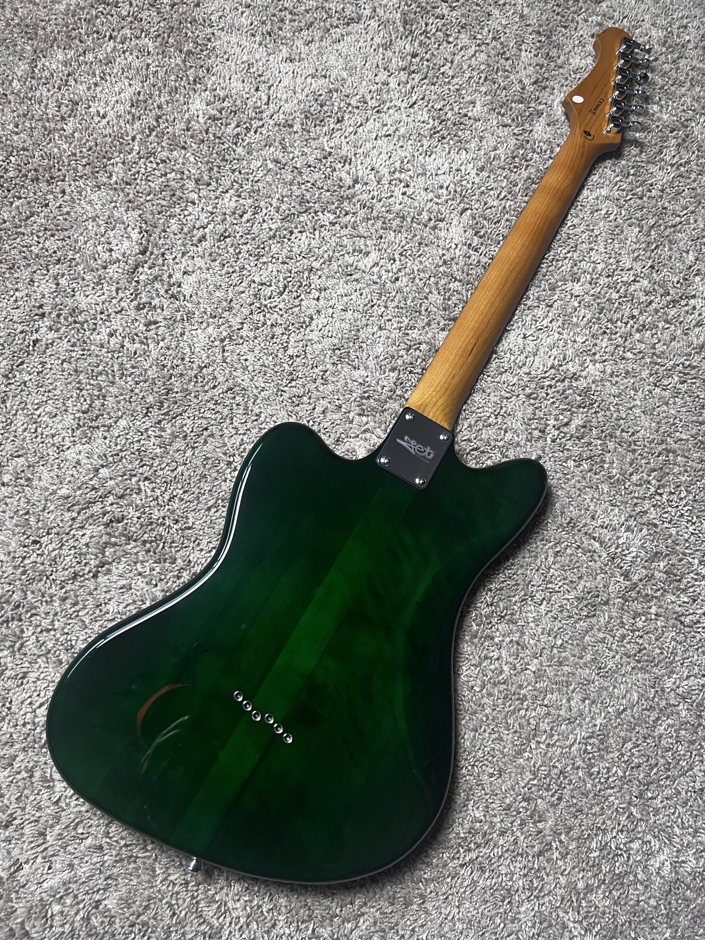 Electric Guitar Jet Guitars JJ350 GR R Green Free Setup