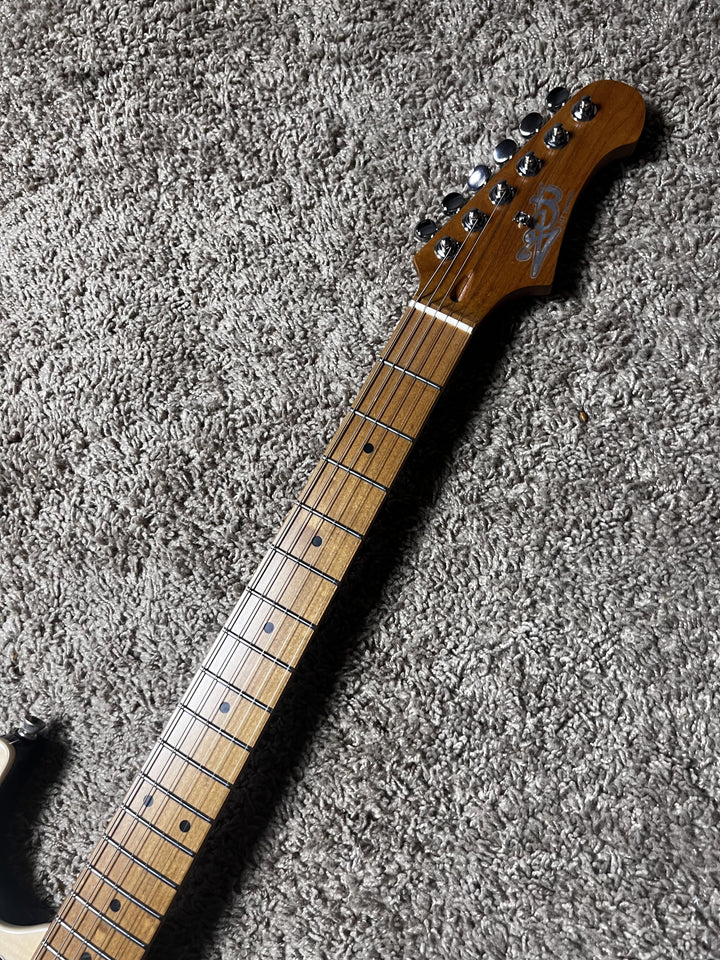 Electric Guitar Jet Guitars JS450 TBL Transparent Blue Free Setup