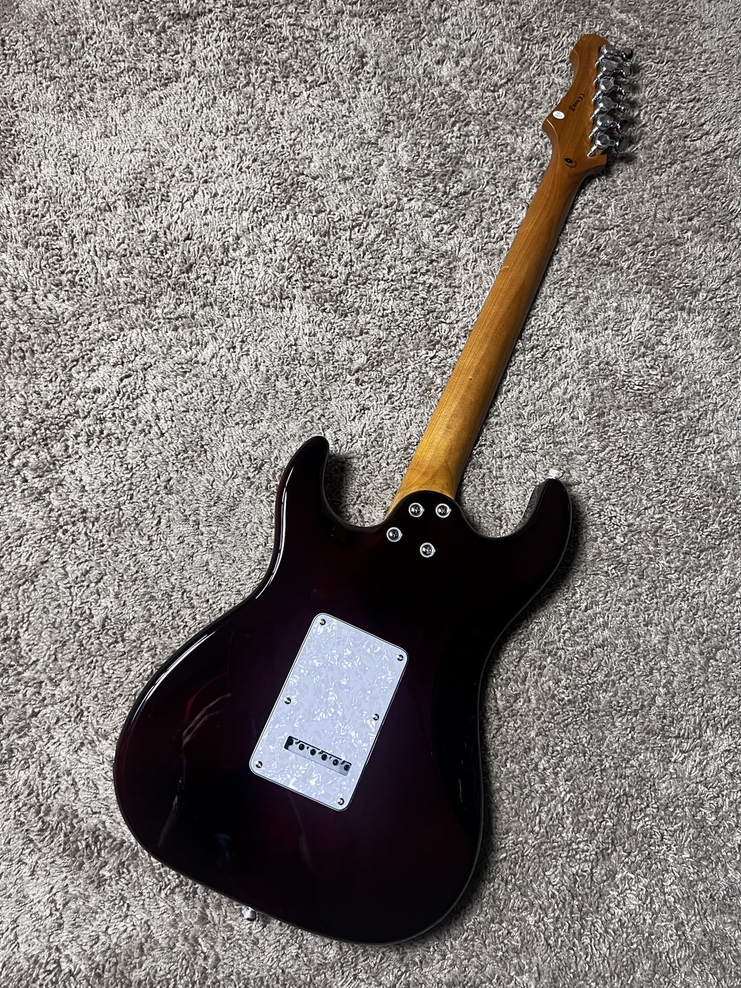 Electric Guitar Jet Guitars JS450 TBL Transparent Blue Free Setup