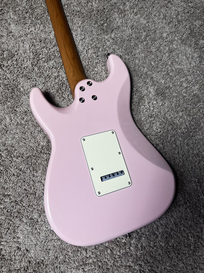 Electric Guitar Jet Guitars JS400 PKR Shell Pink Free Setup