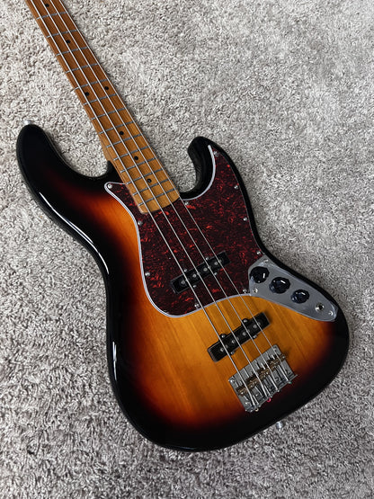 Electric Bass Jet Guitars JJB300 SB Sunburst Jazz Bass Free Setup