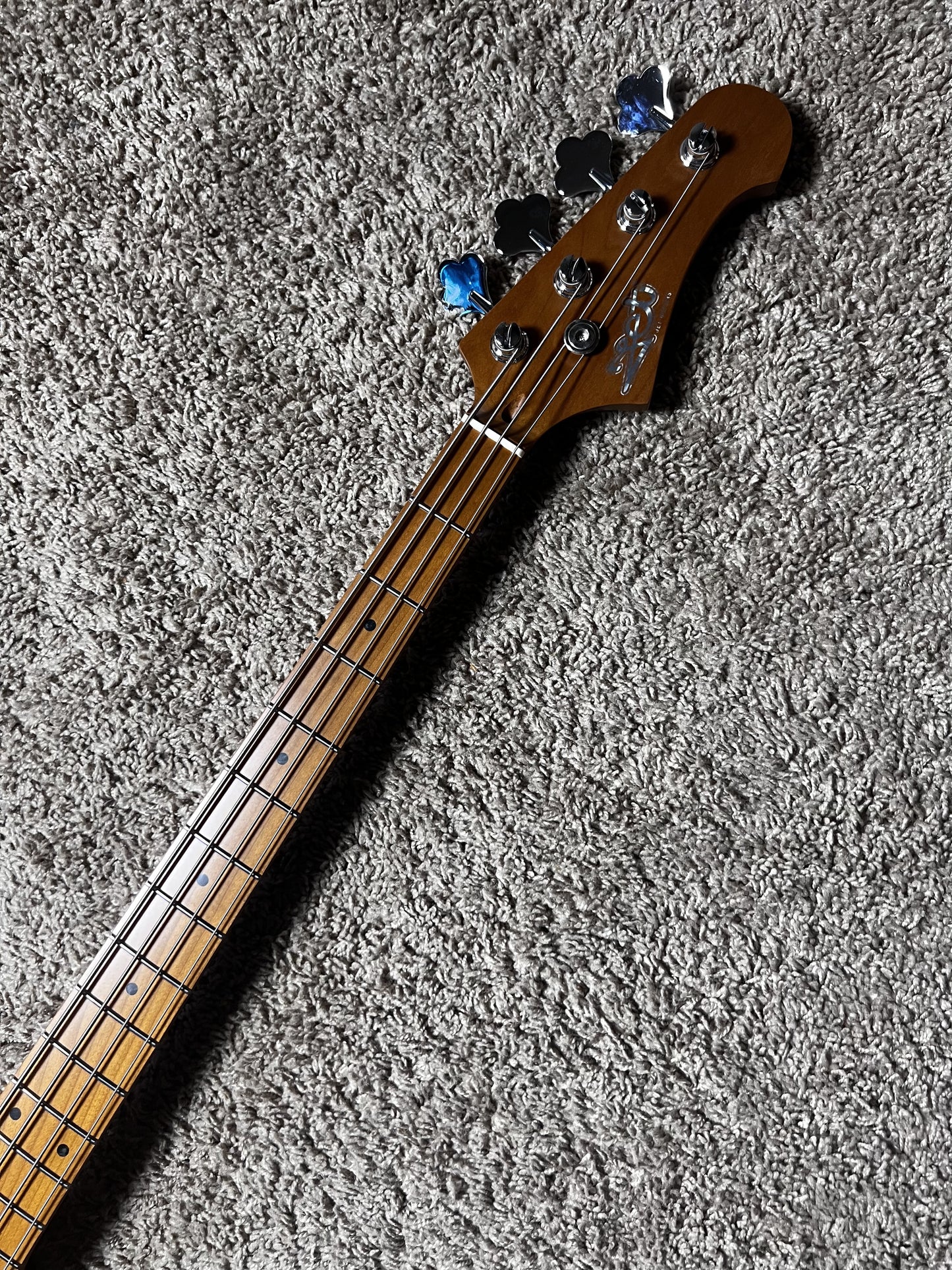 Electric Bass Jet Guitars JJB300 SB Sunburst Jazz Bass Free Setup