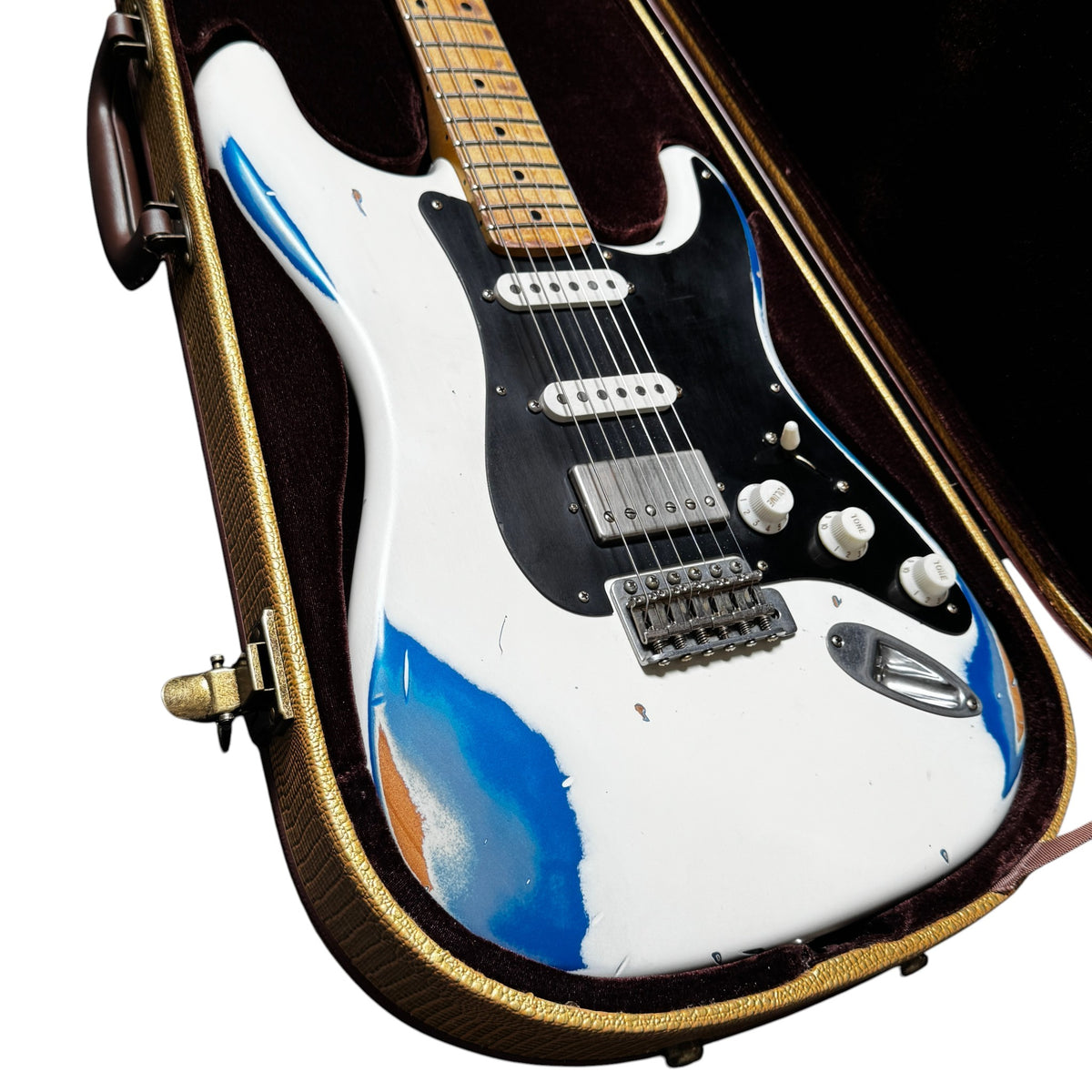 Electric Guitar Nash S-67/SSH Lake Placid Blue over Arctic White