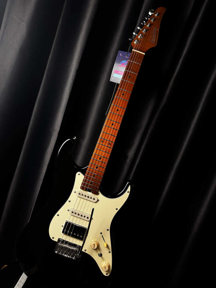 Electric Guitar Soloking MS-11 Classic MKII With Roasted Maple Fb In Ink Black