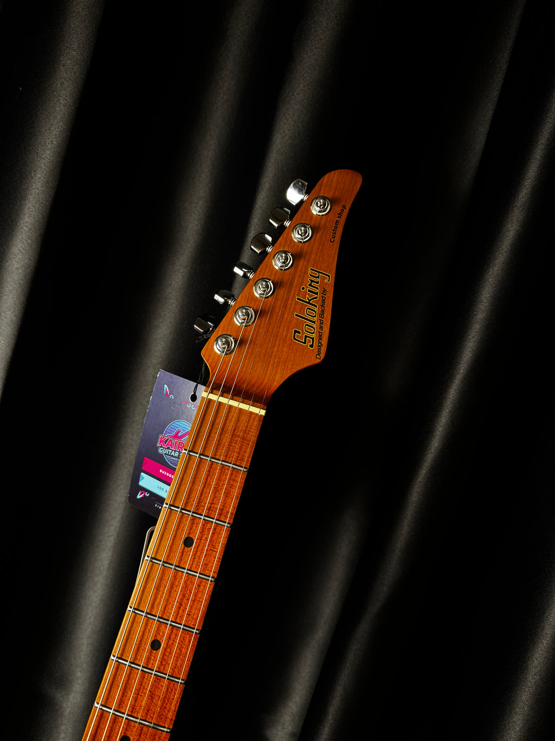 Electric Guitar Soloking MS-11 Classic MKII With Roasted Maple Fb In Ink Black