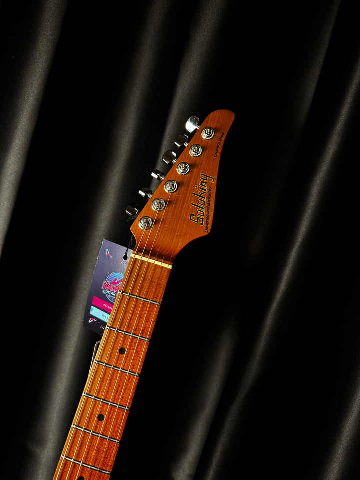 Electric Guitar Soloking MS-11 Classic MKII With Roasted Maple Fb In Ink Black