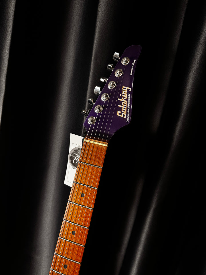 Electric Guitar Soloking MS-1 Classic MKII In Purple Sparkle With Roasted Maple Neck And Fb