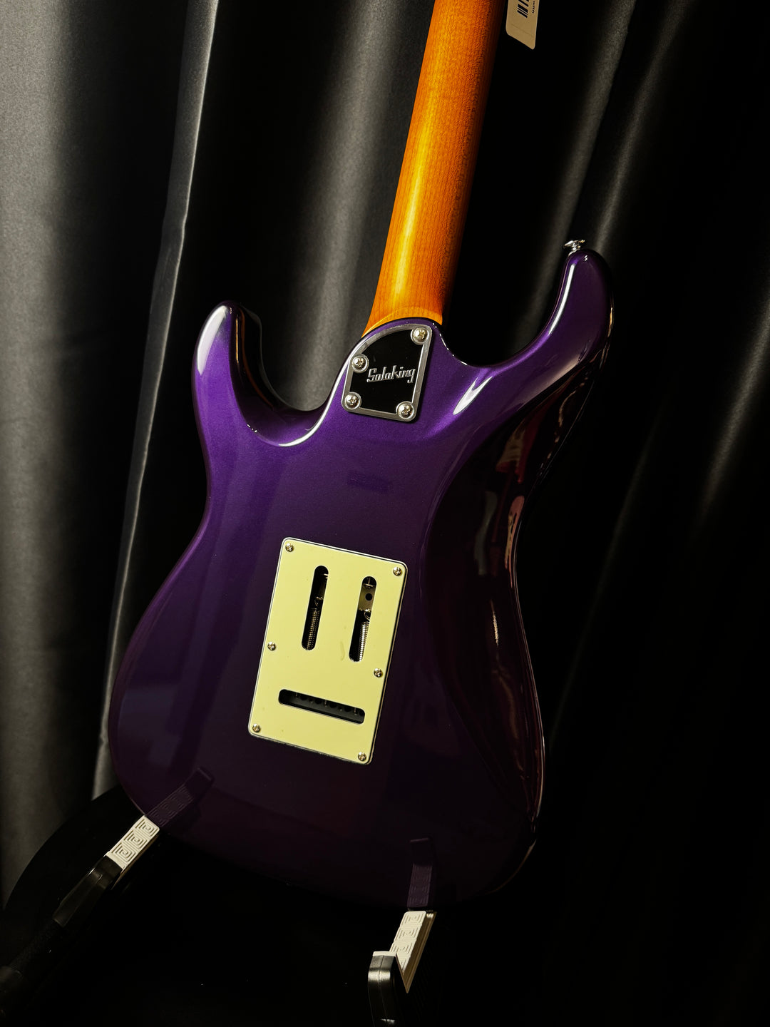 Electric Guitar Soloking MS-1 Classic MKII In Purple Sparkle With Roasted Maple Neck And Fb