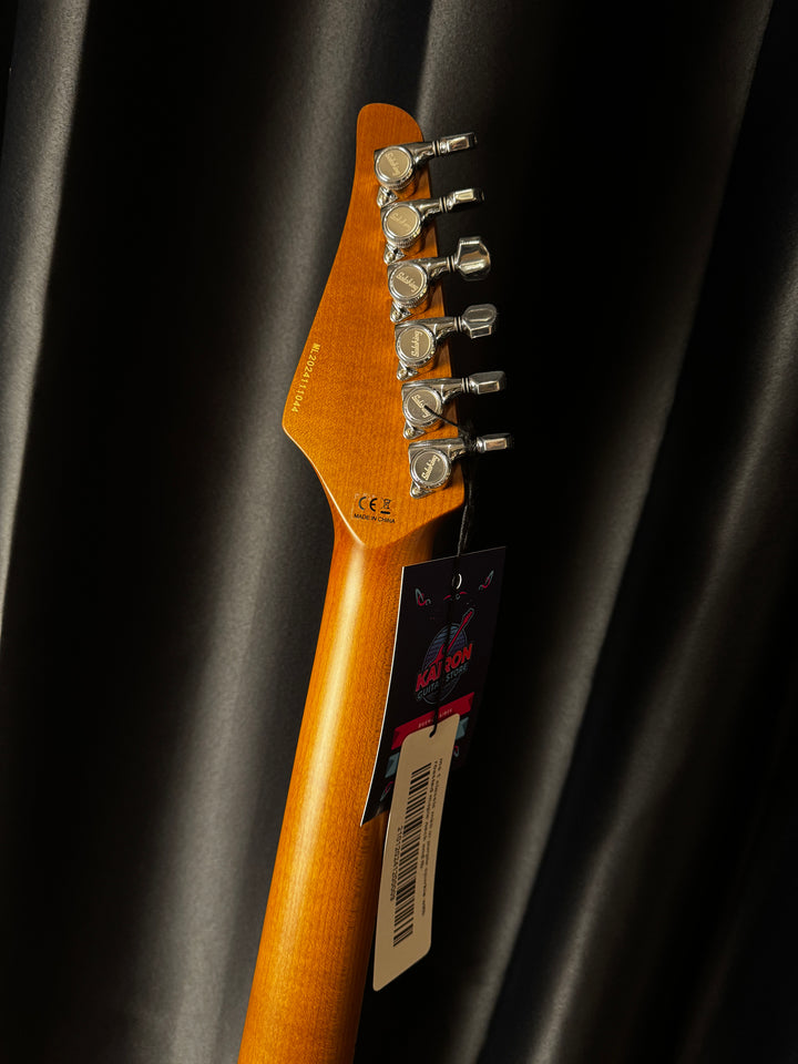 Electric Guitar Soloking MS-1 Classic MKII In Purple Sparkle With Roasted Maple Neck And Fb